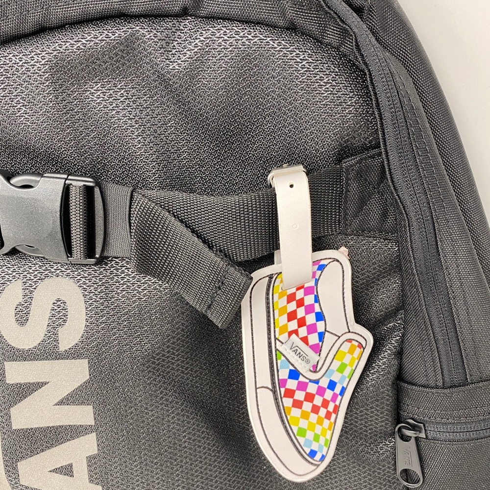 Pack of 3 Vans Family Check Bag Luggage Tag Multi Pride - Picture 8 of 9